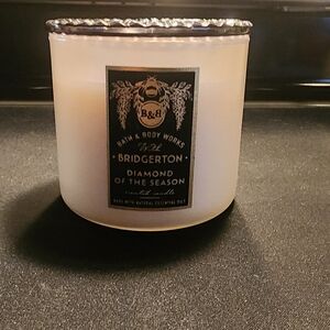 Bath & Body Works Cream Candle with Silver Lid